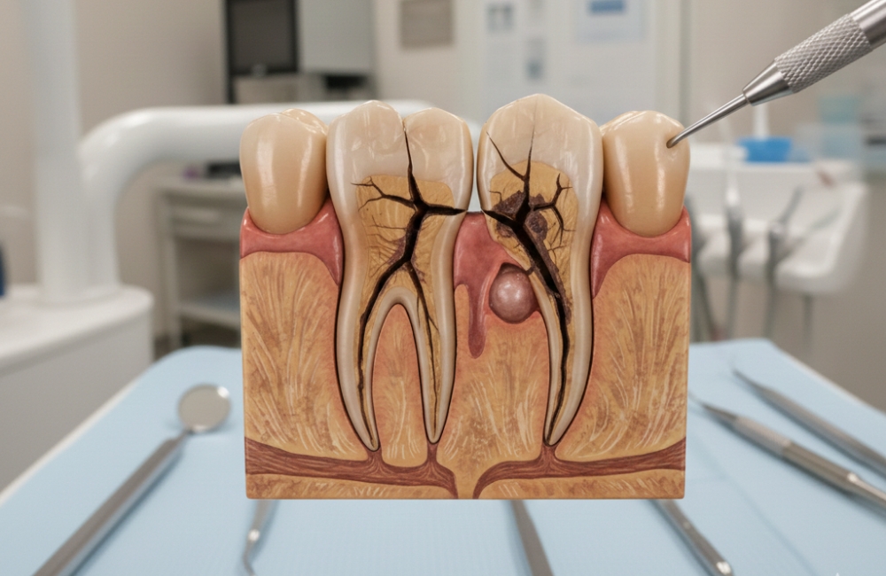 歯根が割れたら～歯根破折保存治療～